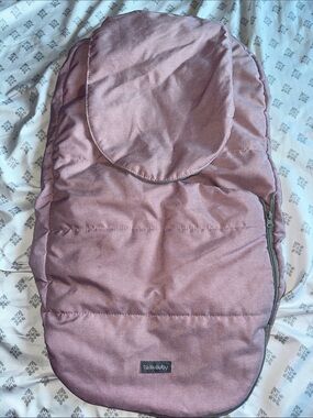 Kids Pink Quilted Stroller Footmuff